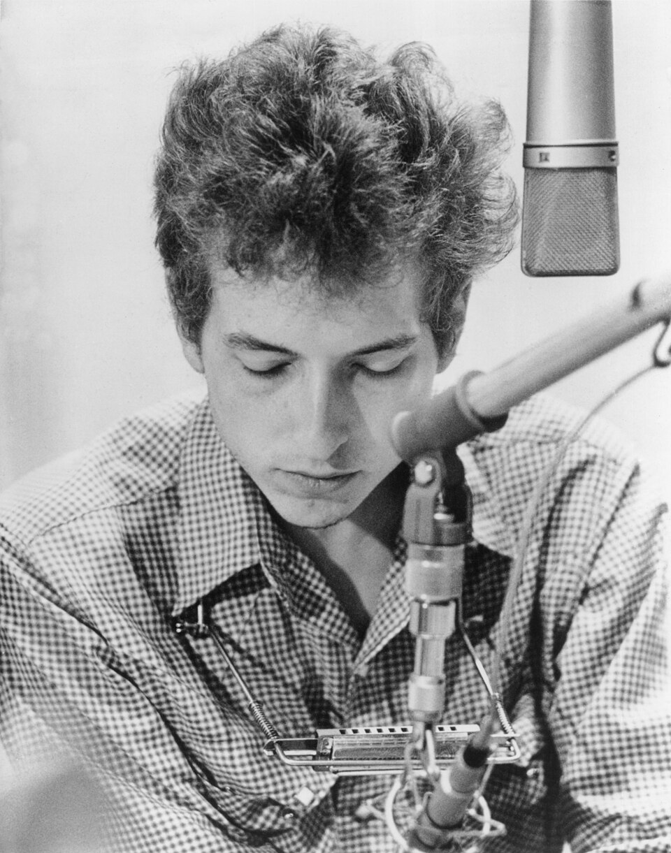 Bob Dylan 黑白照片